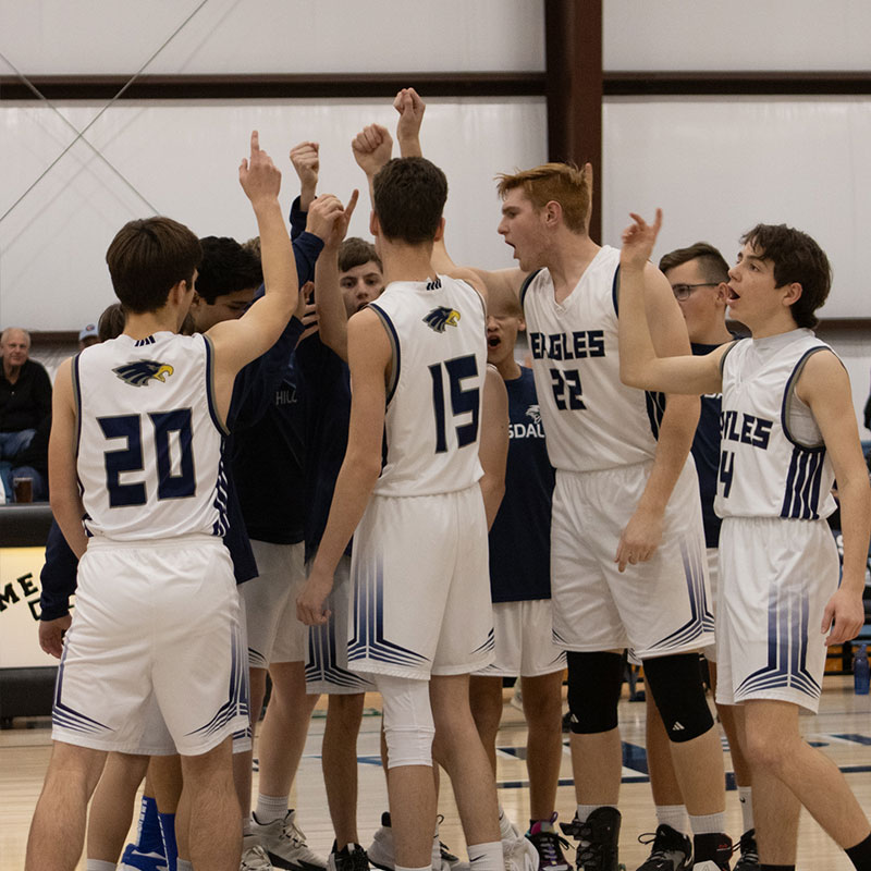Hillsdale Christian School mens basketball