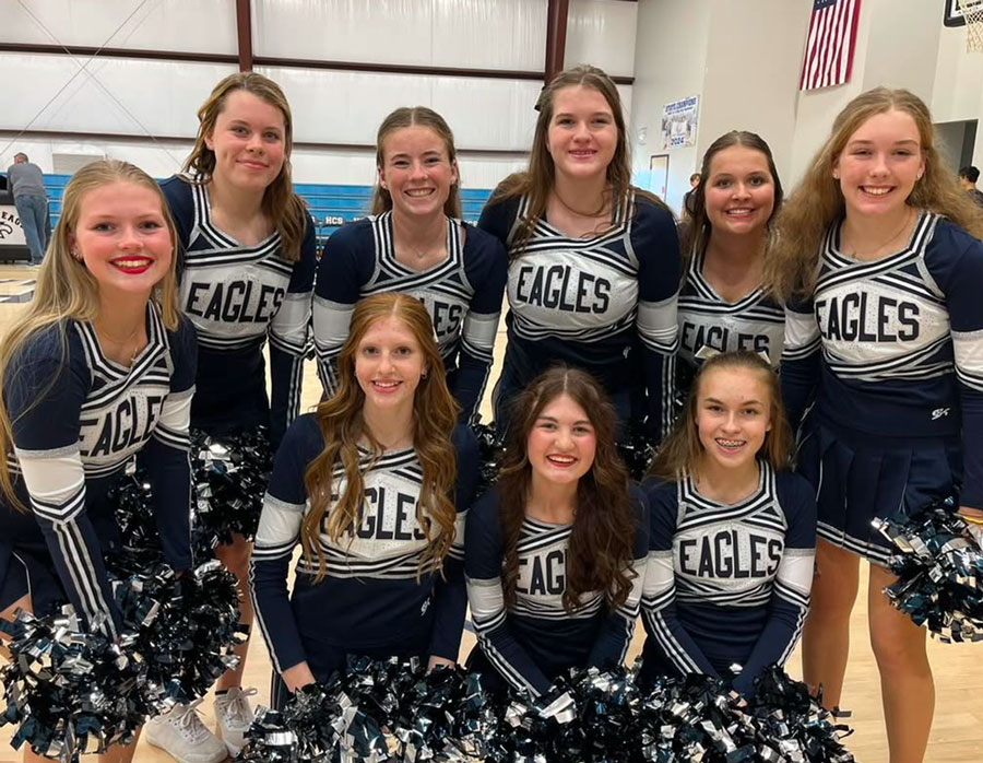 Hillsdale Christian School cheer