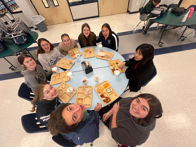 Lunch at Hillsdale Christian School
