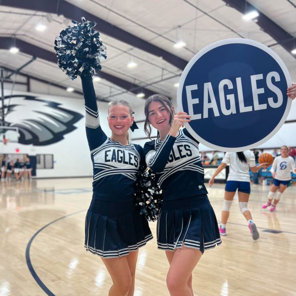 Hillsdale Christian School cheer