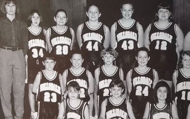 Hillsdale Christian School girls basketball team